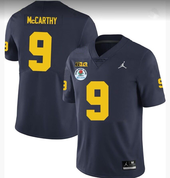 Men's Michigan Wolverines ACTIVE PLAYER Custom With Rose Bowl Patch Vapor Stitched Jersey Men's Michigan Wolverines ACTIVE PLAYER Custom With Rose Bowl Patch Vapor Stitched Jersey